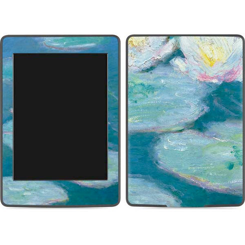 Claude Monet Waterlilies, Evening Amazon Kindle Skin